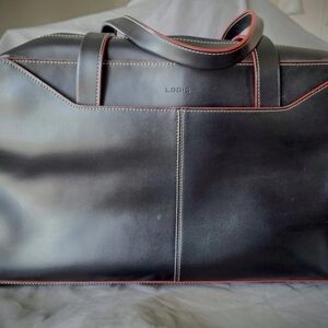 Lodis Black and Red Laptop Bag